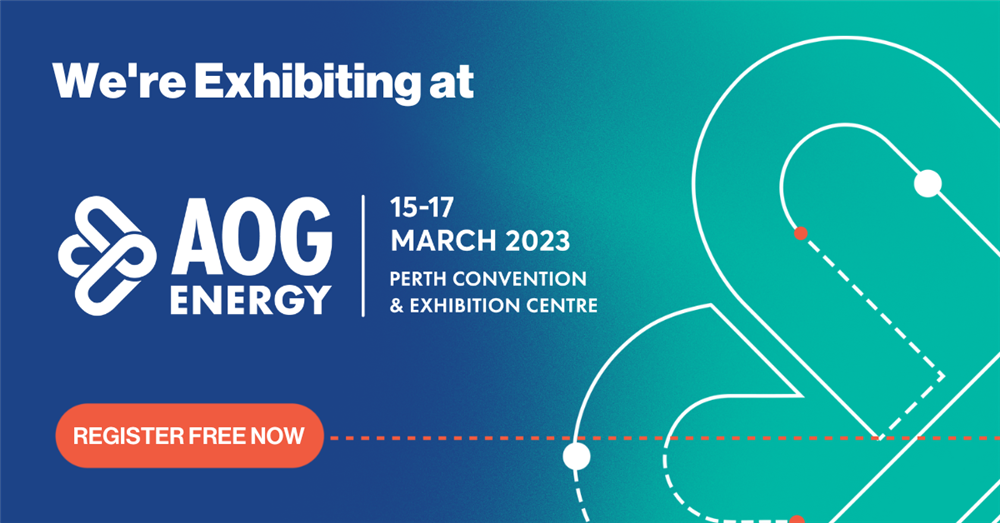 We're exhibiting at AOG Energy